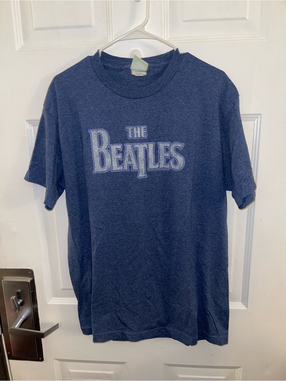 AS IS The Beatles Logo Men's T-Shirt - Size Large